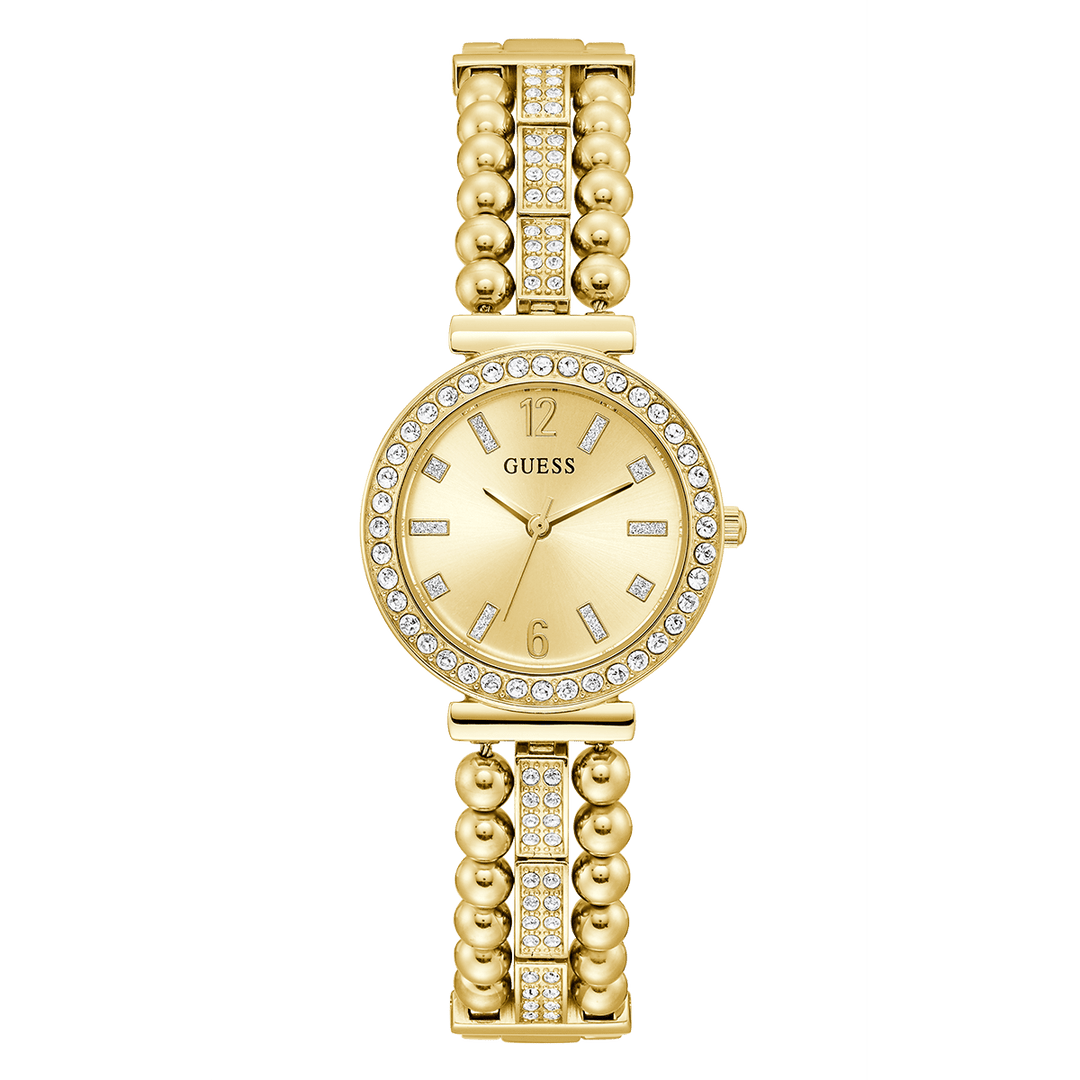 GUESS Ladies Gold Tone Analog Watch