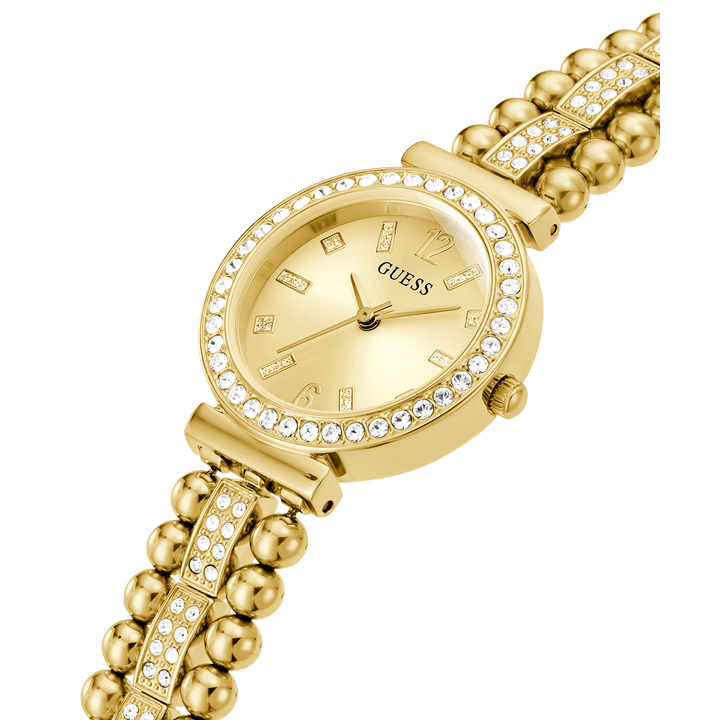 GUESS Ladies Gold Tone Analog Watch