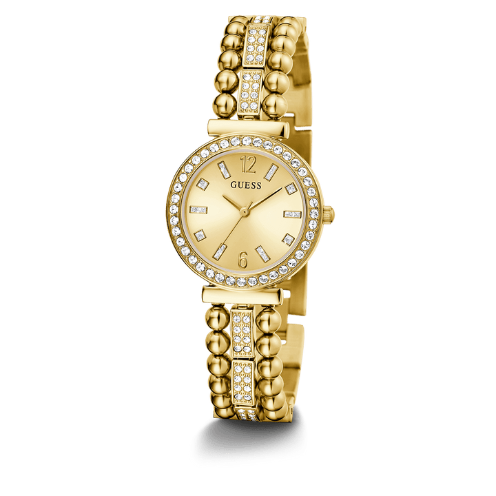 GUESS Ladies Gold Tone Analog Watch