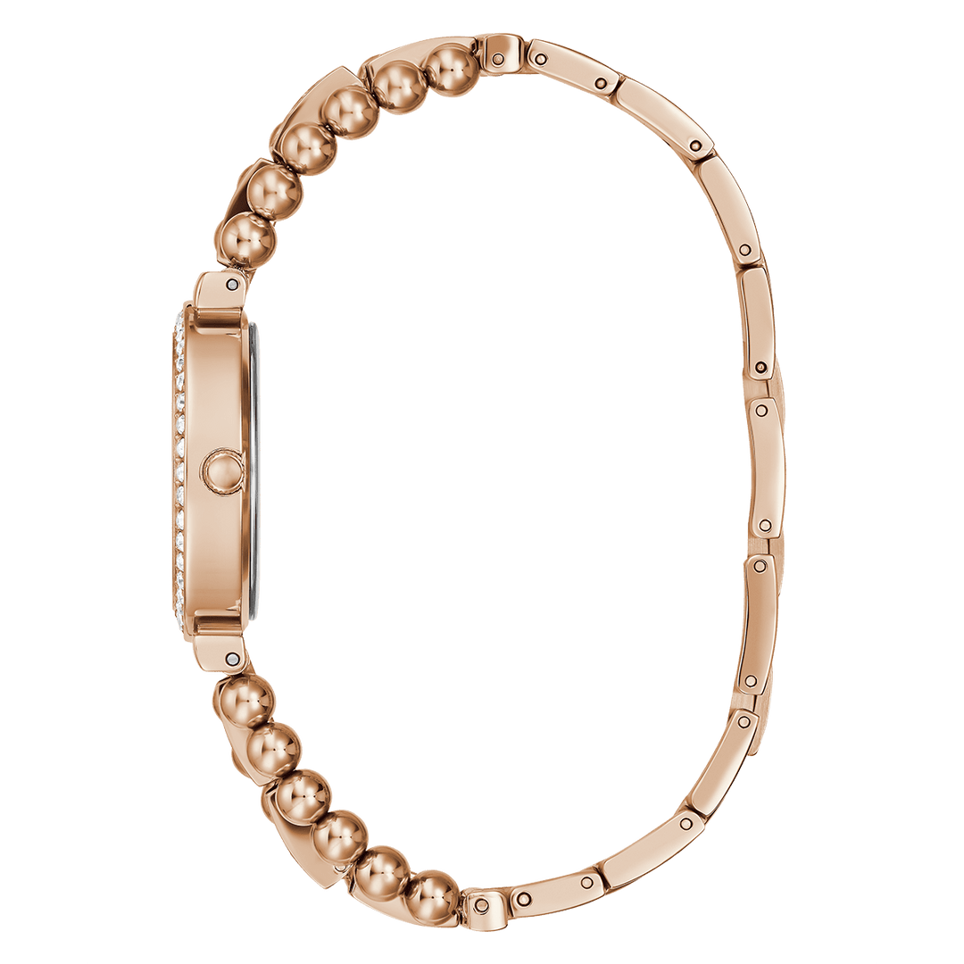 GUESS Ladies Rose Gold Tone Analog Watch