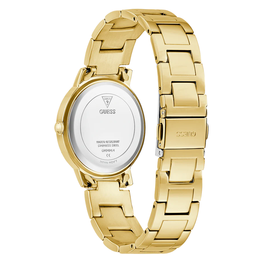 GUESS DAWN Ladies Gold Tone Analog Watch GW0404L4