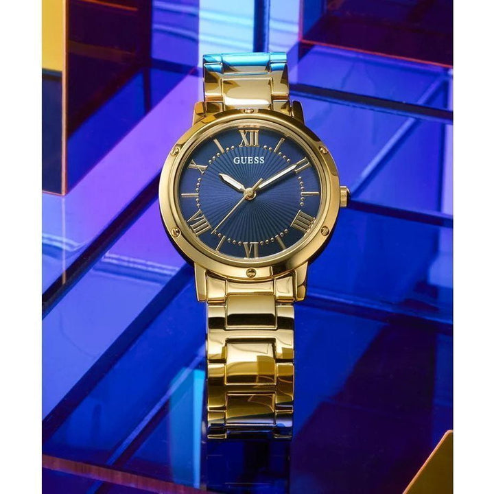 GUESS DAWN Ladies Gold Tone Analog Watch GW0404L4