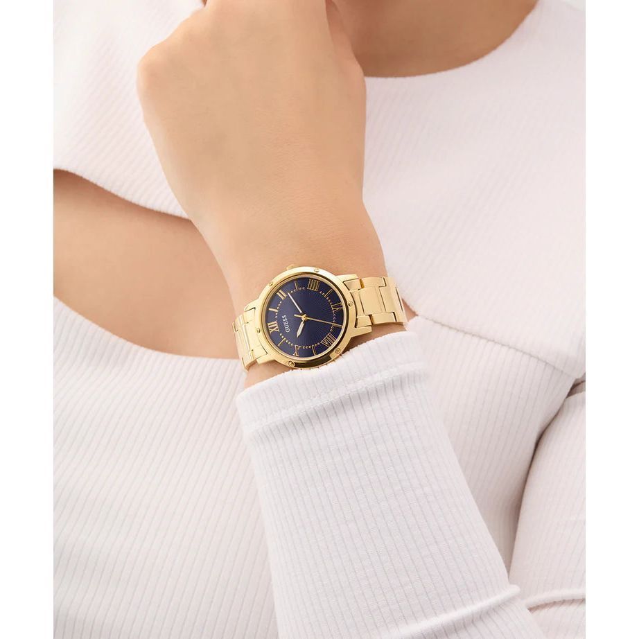 GUESS DAWN Ladies Gold Tone Analog Watch GW0404L4