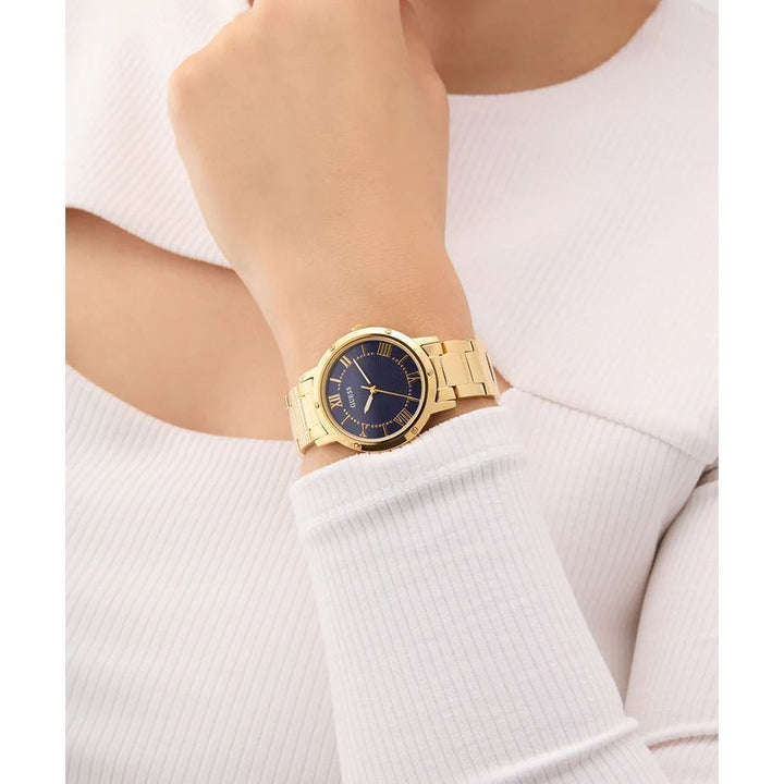 GUESS DAWN Ladies Gold Tone Analog Watch GW0404L4