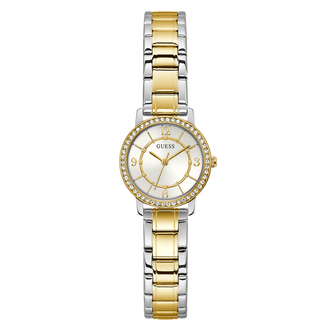 GUESS Ladies Silver Tone/Gold Tone Analog Watch