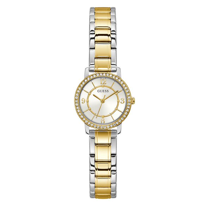 GUESS Ladies Silver Tone/Gold Tone Analog Watch