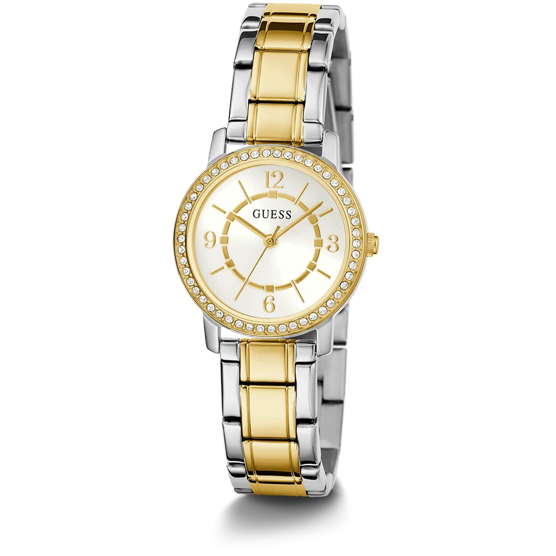 GUESS Ladies Silver Tone/Gold Tone Analog Watch