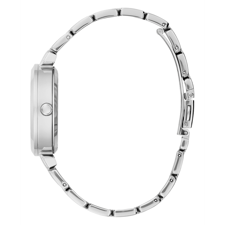 GUESS Ladies Silver Tone Analog Watch