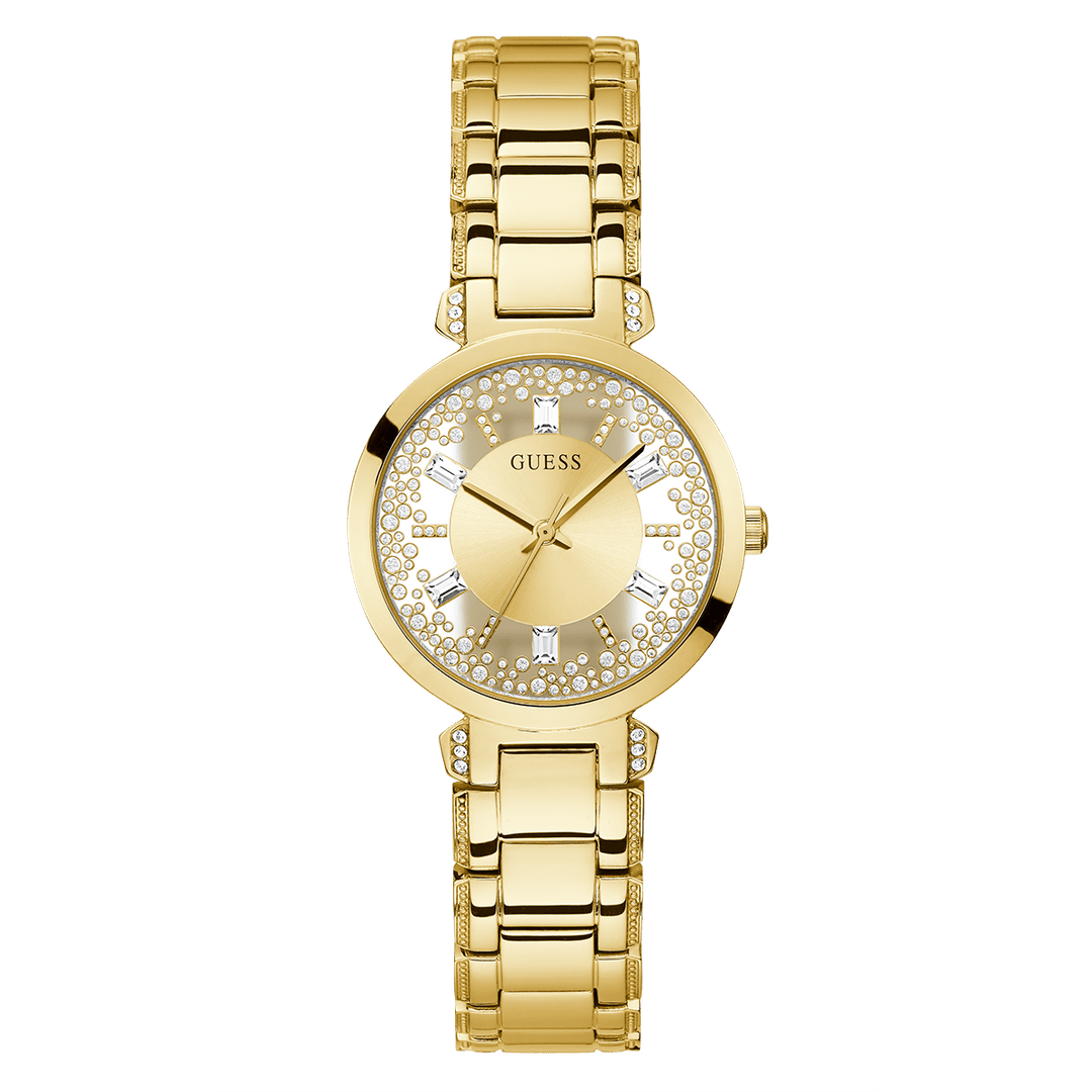 GUESS Ladies Gold Tone Analog Watch