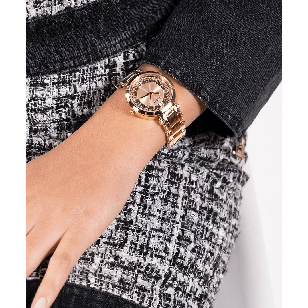 GUESS Ladies Gold Tone Analog Watch