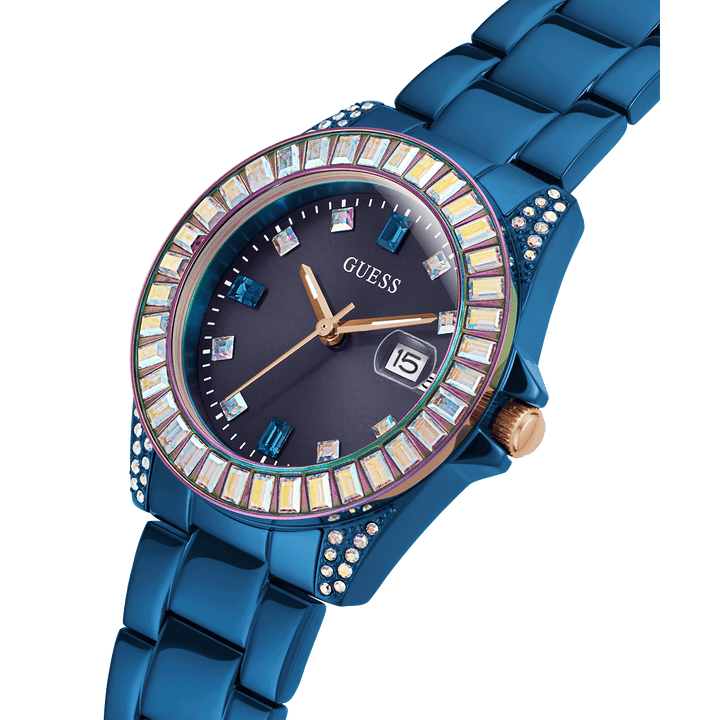 GUESS Ladies Navy Day/Date Watch