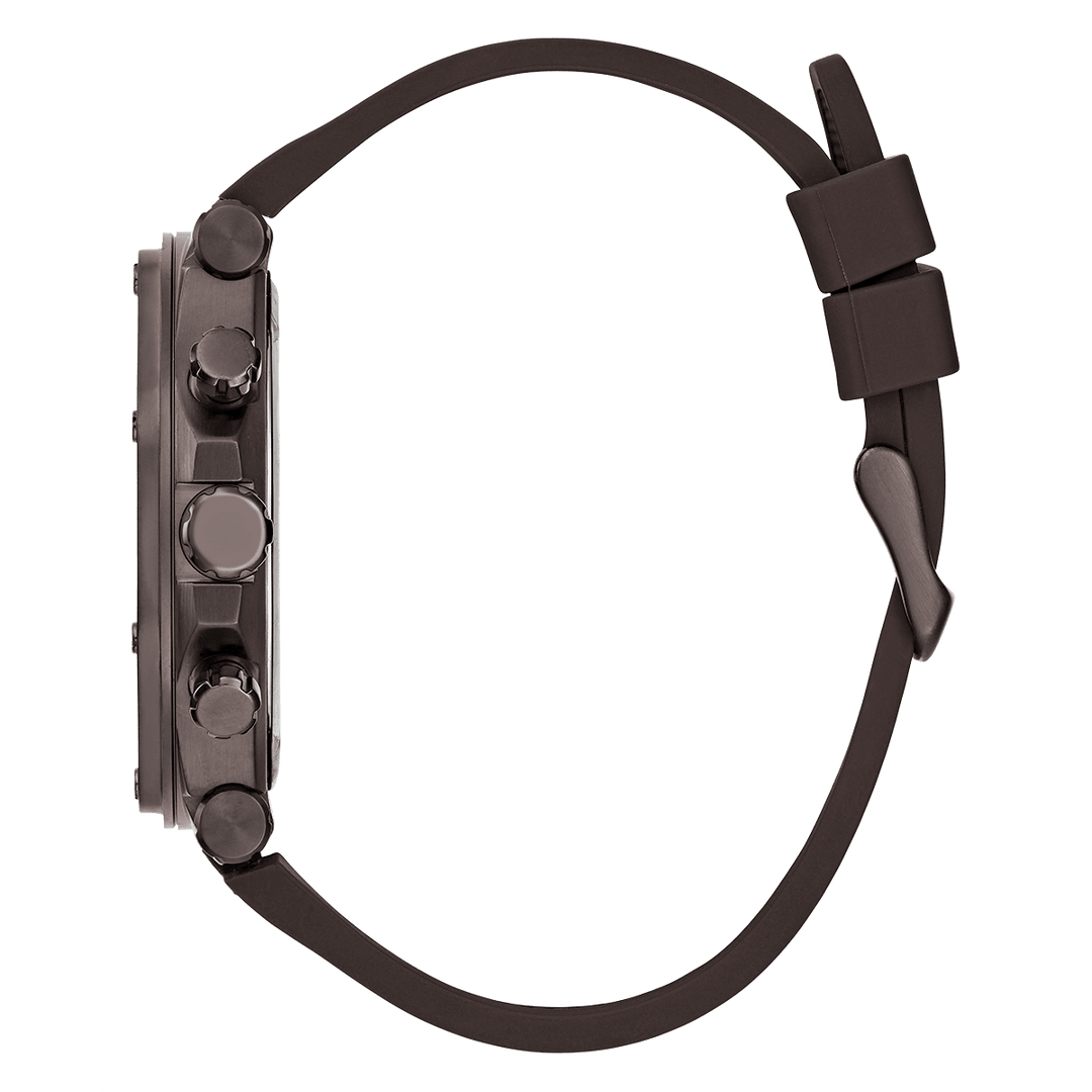 GUESS Mens Chocolate Brown Multi-Function Watch