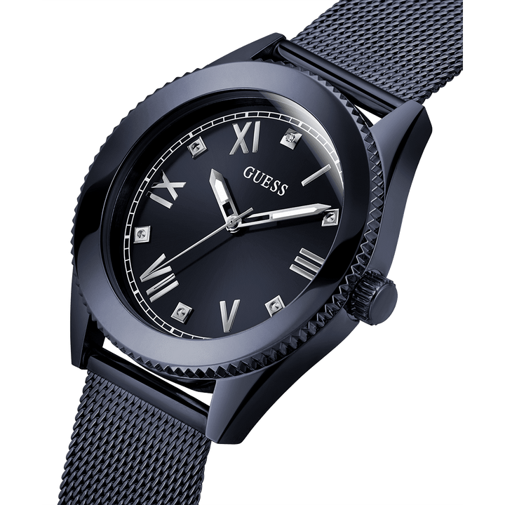 GUESS Mens Navy Analog Watch