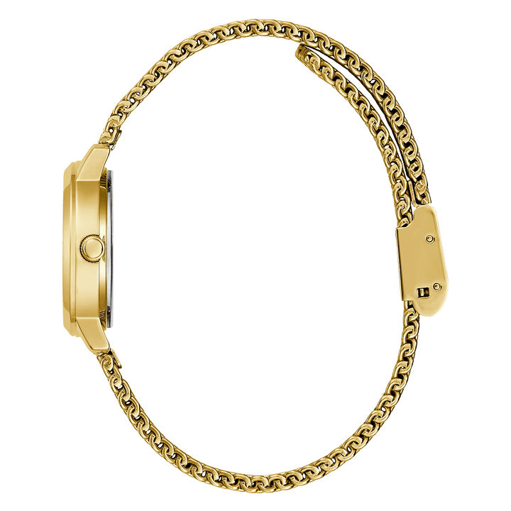 GUESS Ladies Gold Tone Analog Watch