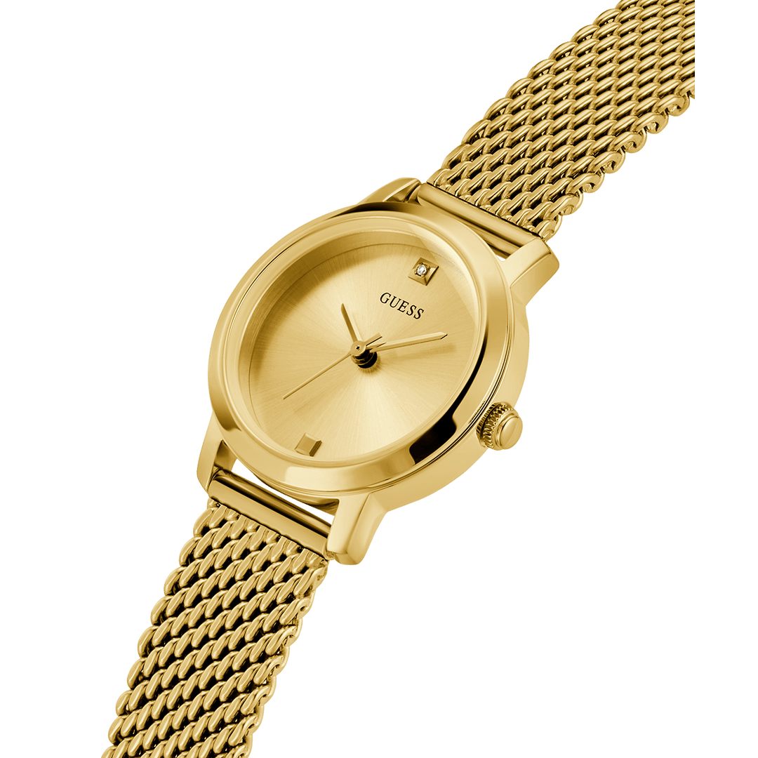 GUESS Ladies Gold Tone Analog Watch