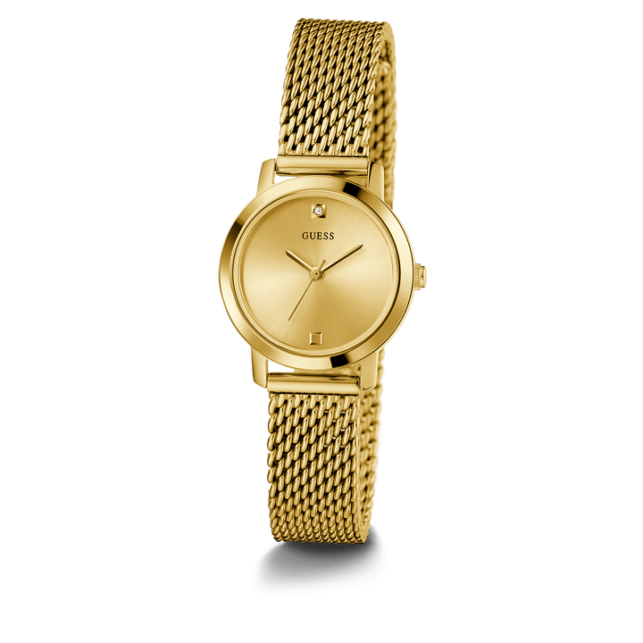 GUESS Ladies Gold Tone Analog Watch