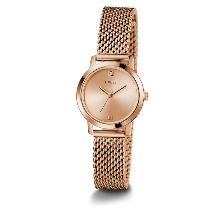 GUESS Ladies Rose Gold Tone Analog Watch