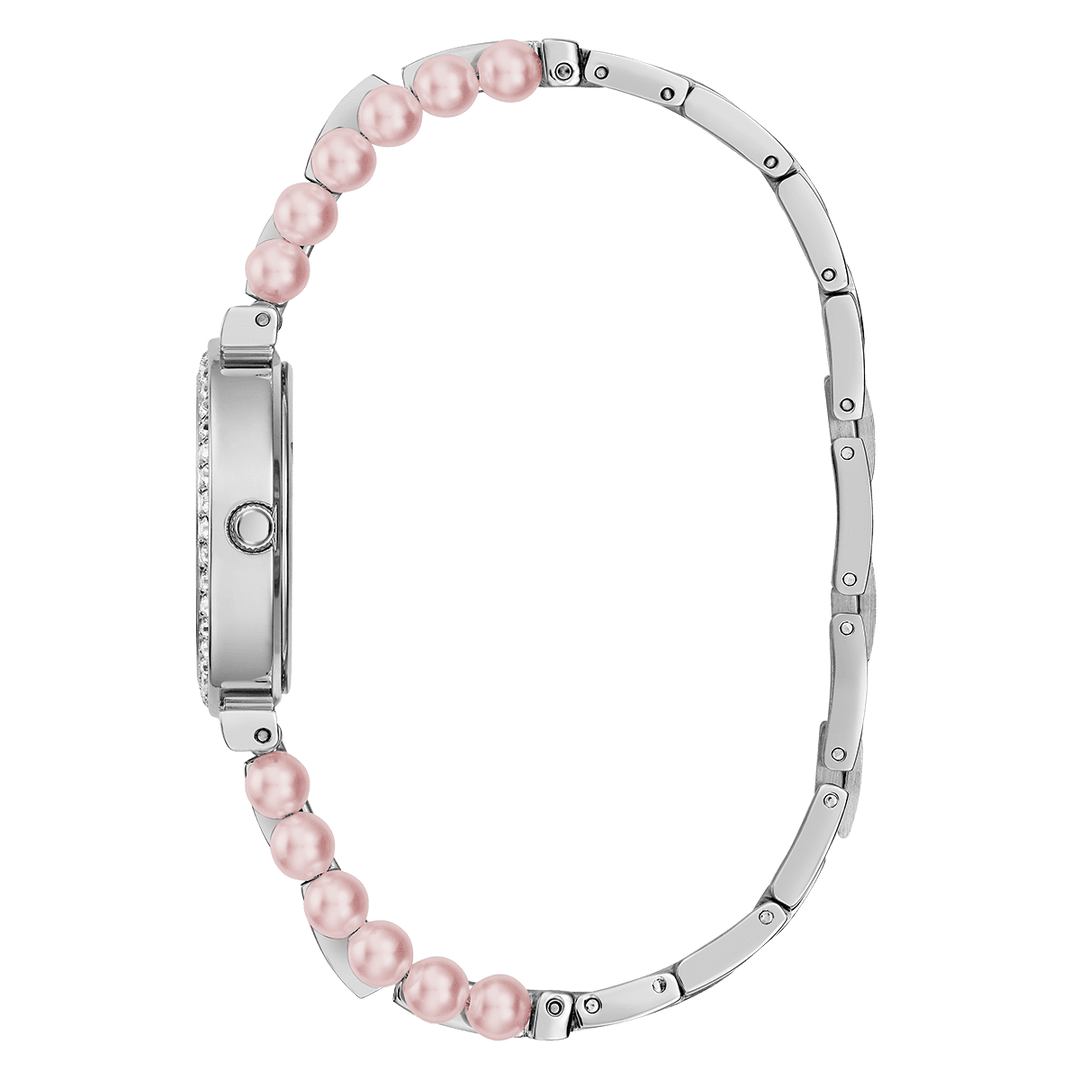 GUESS Ladies Silver Tone Analog Watch