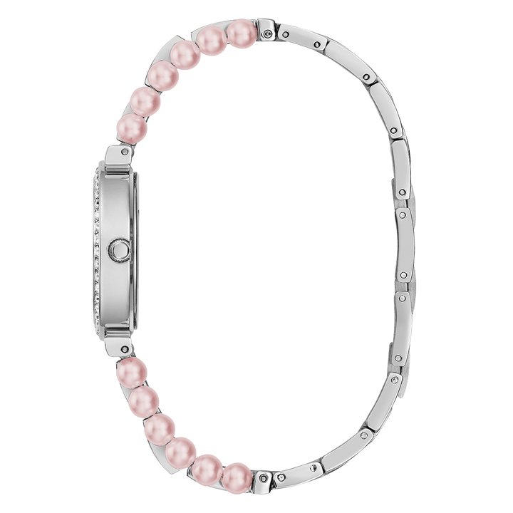 GUESS Ladies Silver Tone Analog Watch