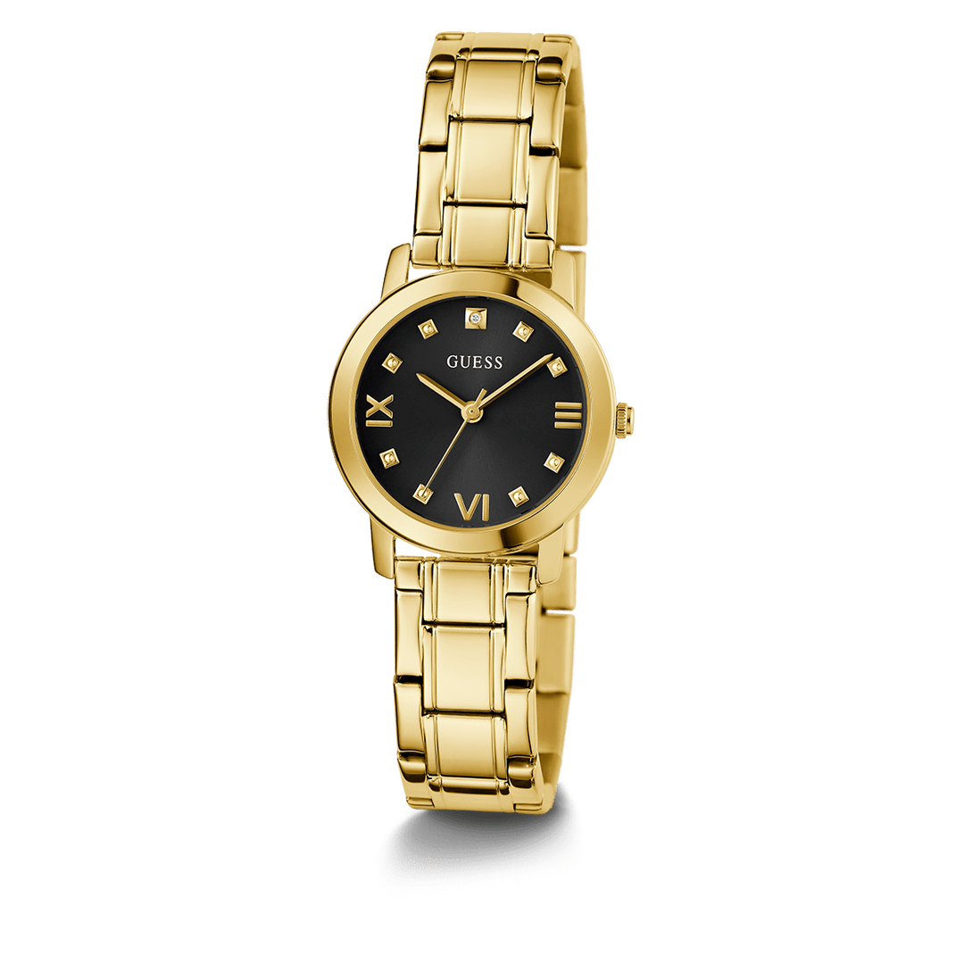 Guess Ladies Gold Tone Analog Watch The Watch Factory Guess Ladies Gold Tone Analog Watch The Watch Factory