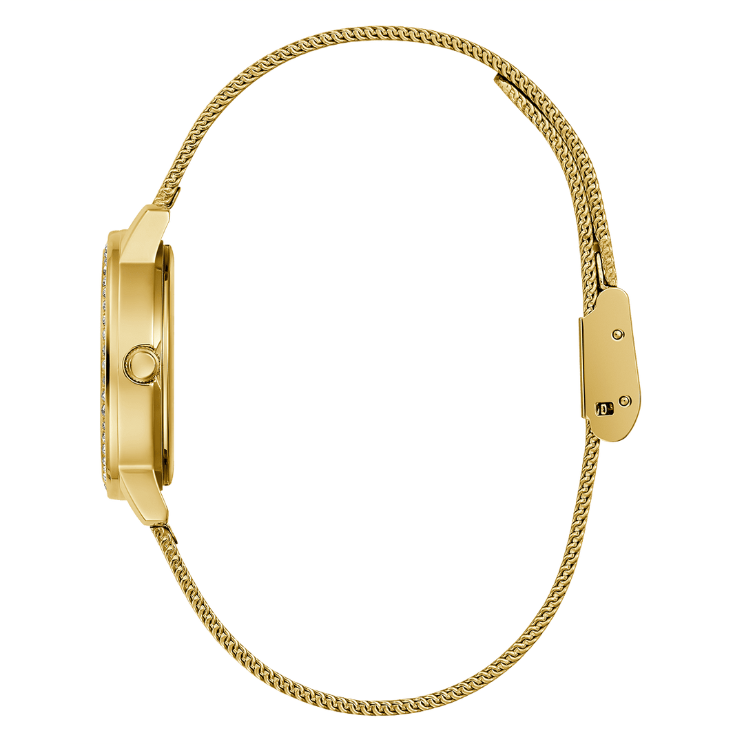 GUESS Ladies Gold Tone Analog Watch