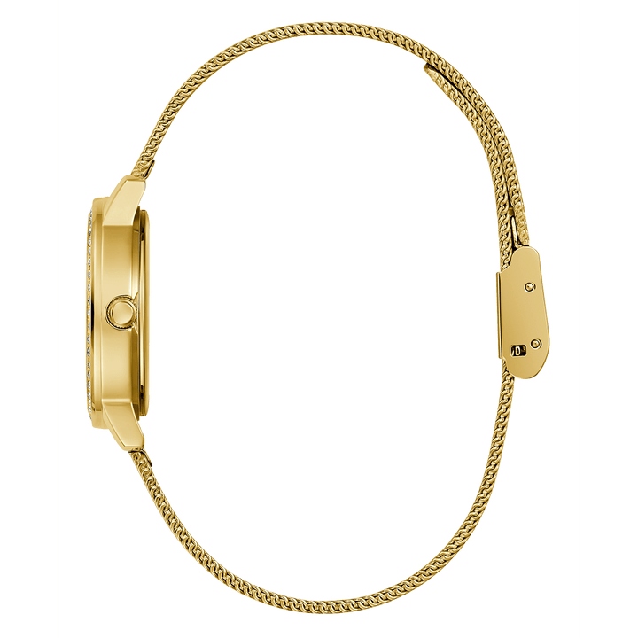 GUESS Ladies Gold Tone Analog Watch