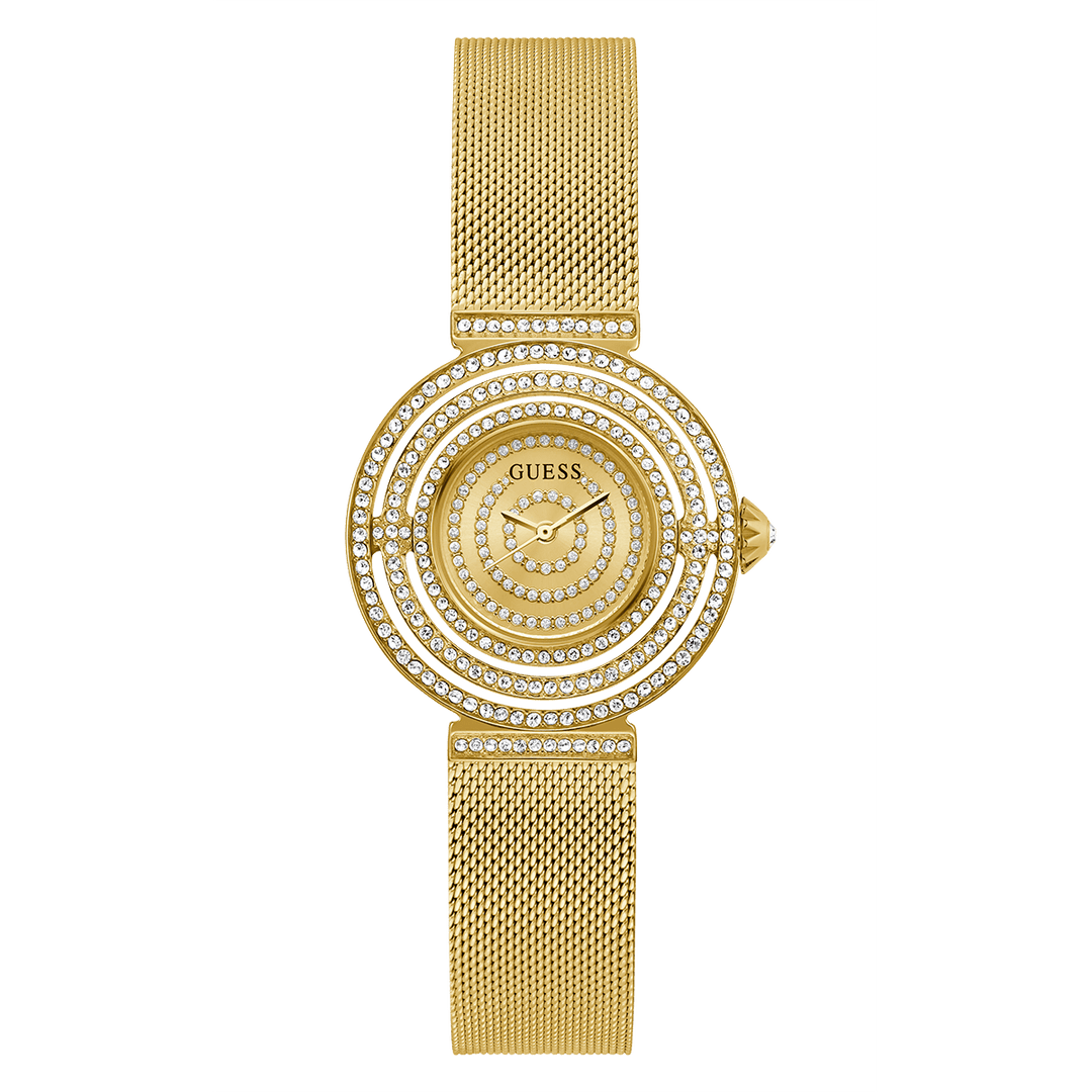 GUESS Ladies Gold Tone Analog Watch