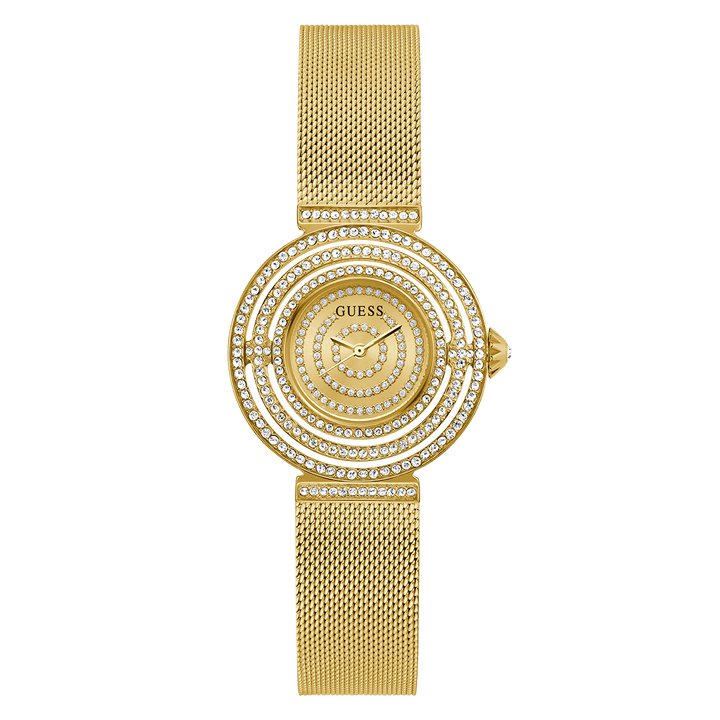 GUESS Ladies Gold Tone Analog Watch