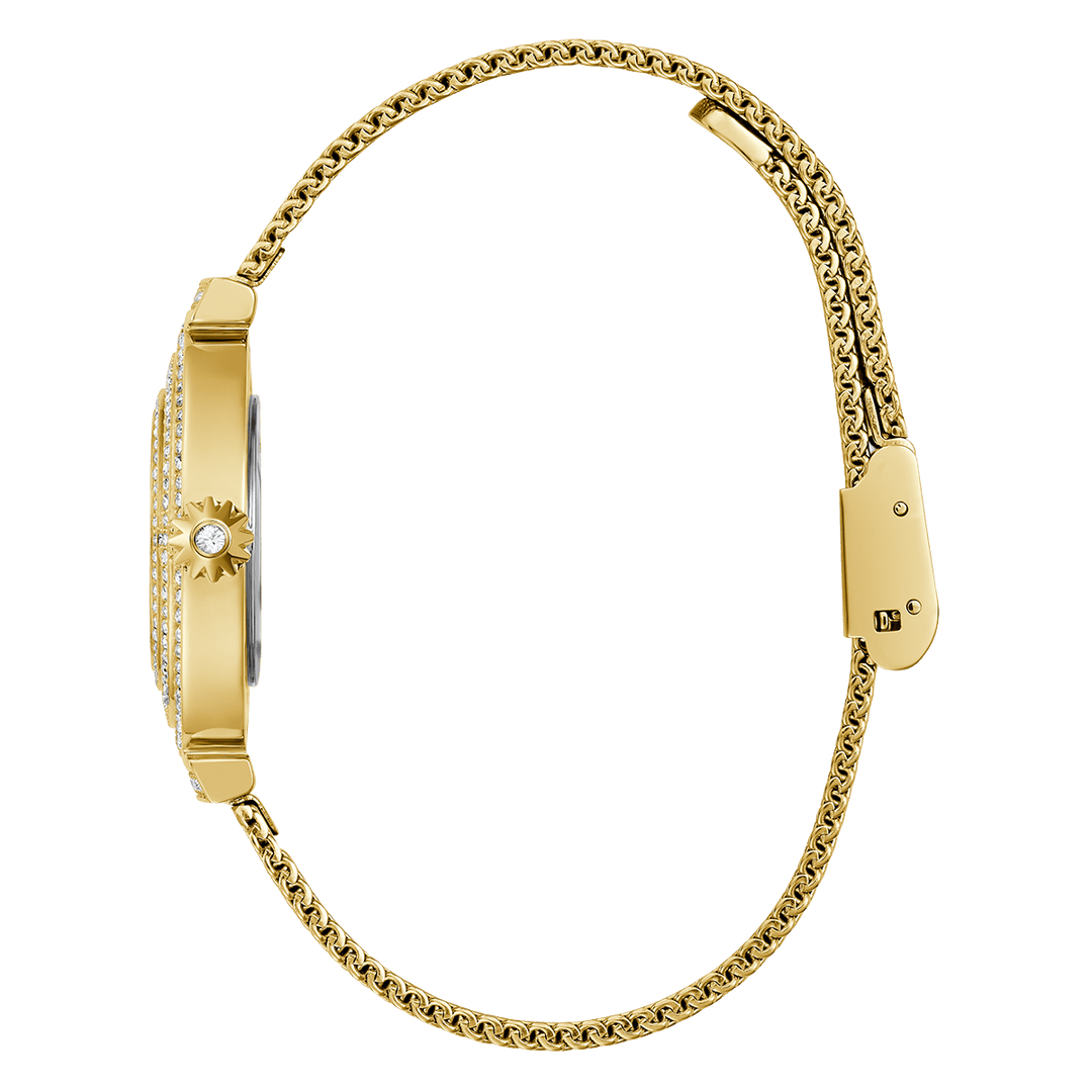 GUESS Ladies Gold Tone Analog Watch