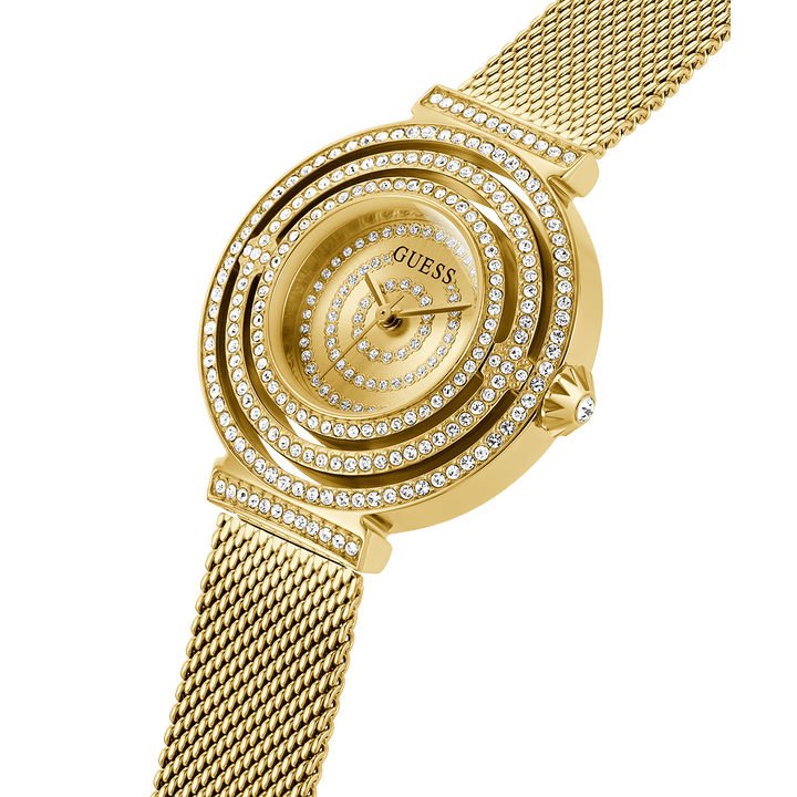 GUESS Ladies Gold Tone Analog Watch