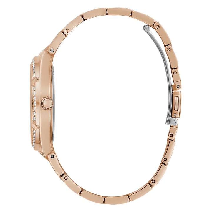 GUESS Ladies Rose Gold Tone Multi-function Watch 36 mm