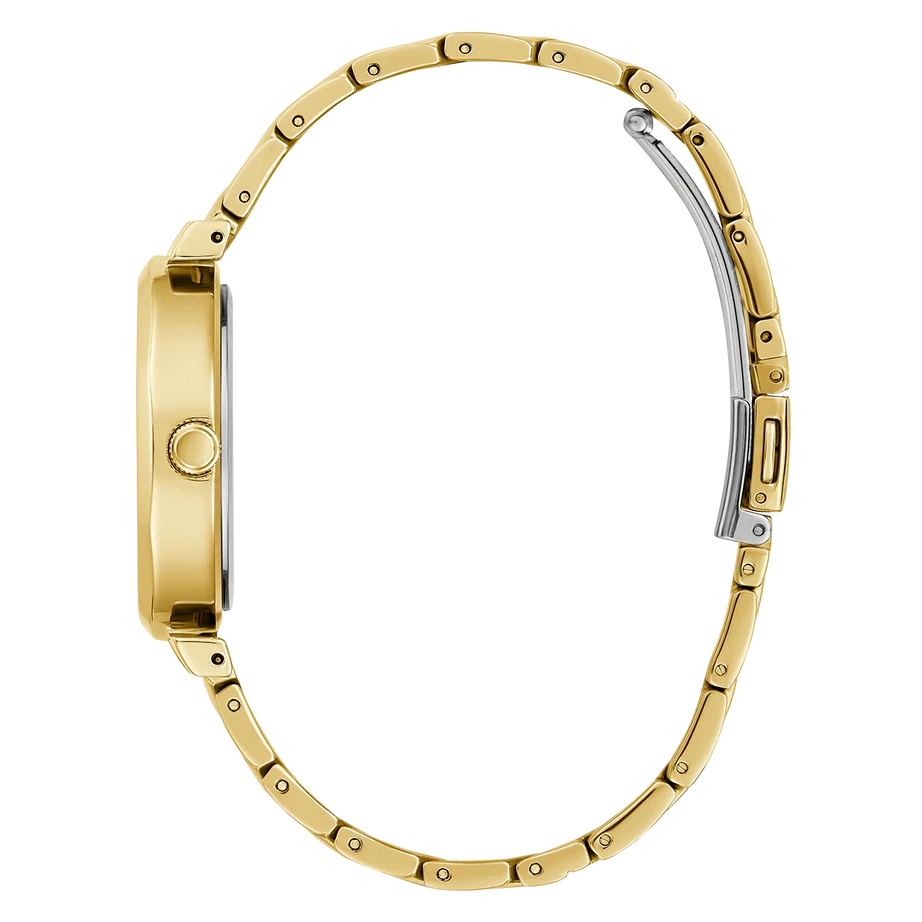 GUESS Ladies Gold Tone Analog Watch 34 mm