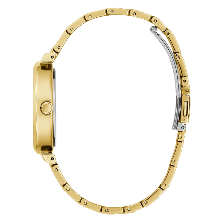 GUESS Ladies Gold Tone Analog Watch 34 mm