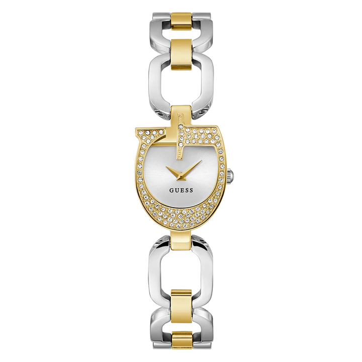 GUESS Ladies 2-Tone Gold Tone Analog Watch GW0683L6