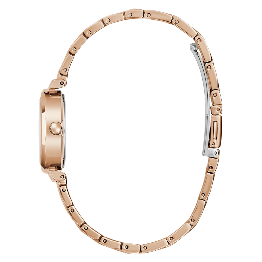 GUESS Ladies Rose Gold Tone Analog Watch GW0839L3