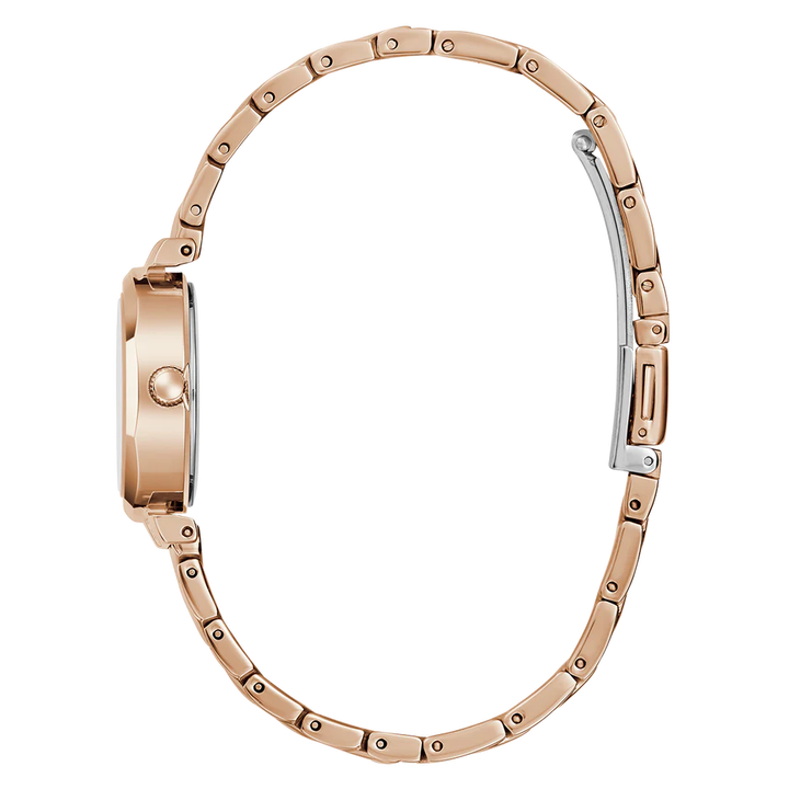 GUESS Ladies Rose Gold Tone Analog Watch GW0839L3