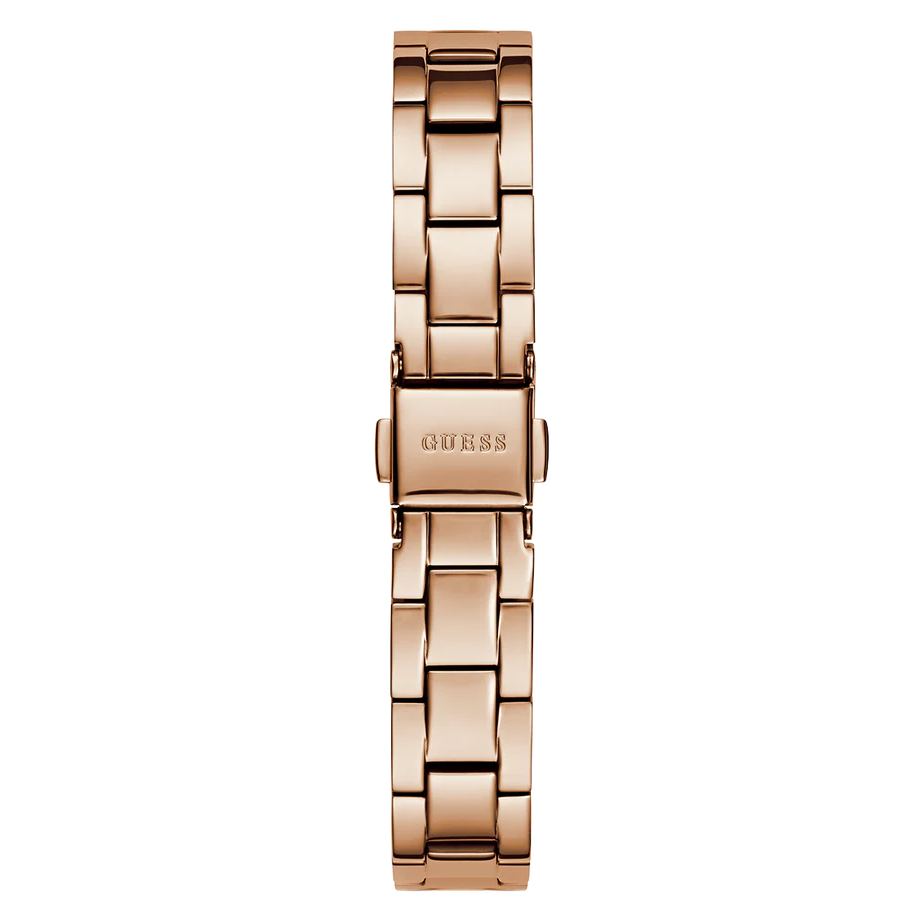 GUESS Ladies Rose Gold Tone Analog Watch GW0839L3