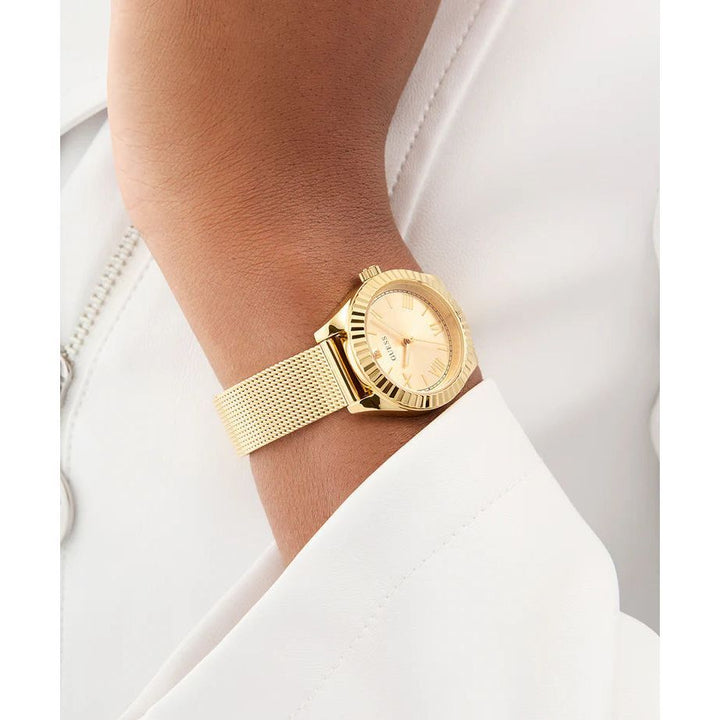 GUESS Ladies Gold Tone Analog Watch GW0842L2
