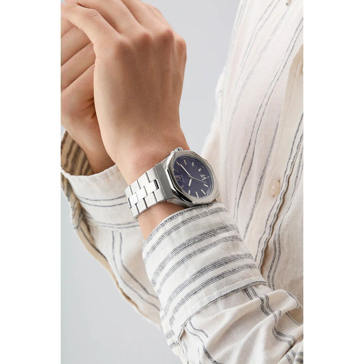 GUESS Mens Silver Tone Analog Watch GW0849G1