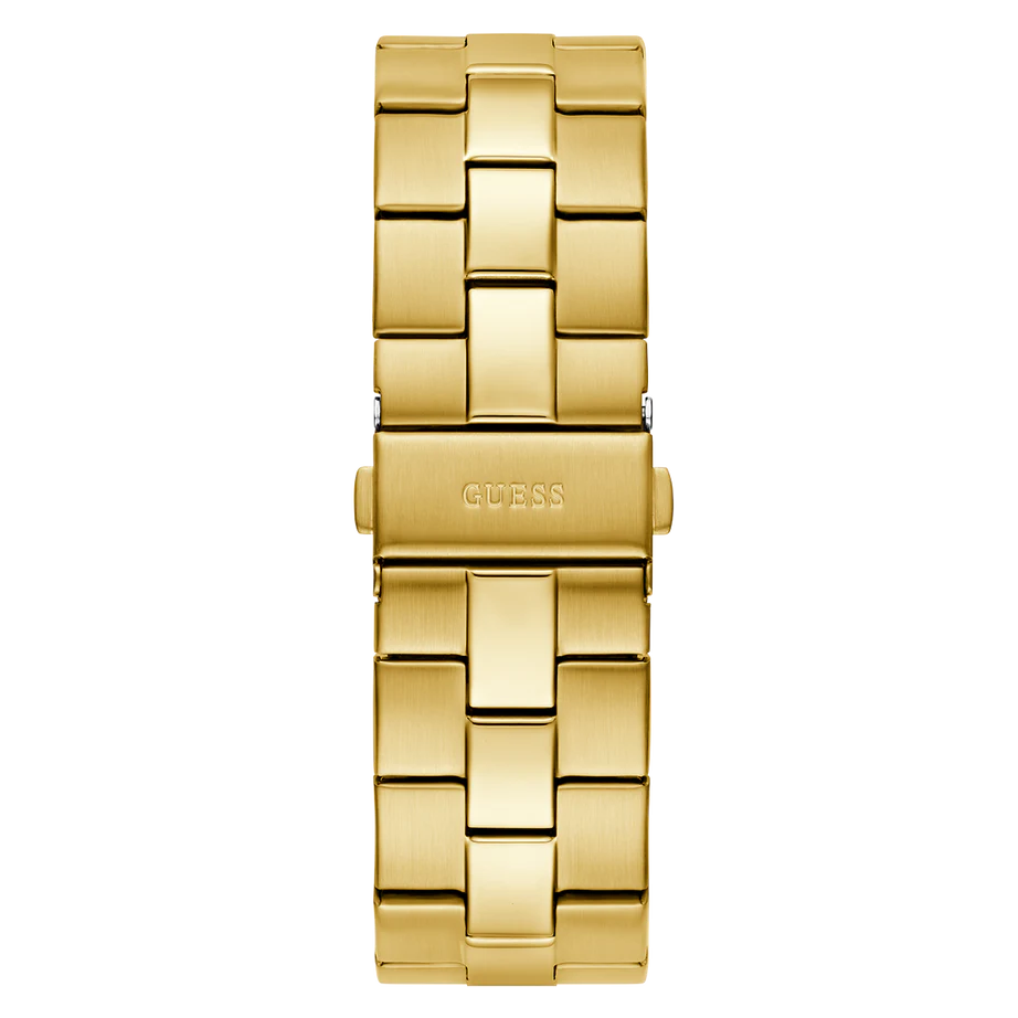 GUESS Mens Gold Tone Analog Watch GW0849G2
