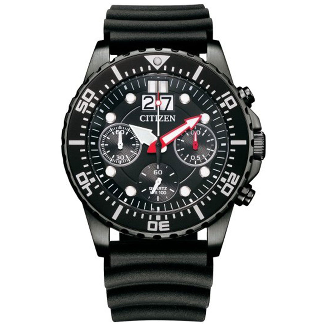 CITIZEN QUARTZ GENTS WATCH BLACK DIAL - AI7005-12E