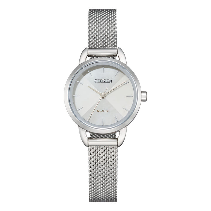 CITIZEN QUARTZ LADIES WATCH MOTHER-OF-PEARL DIAL - EQ3000-58D