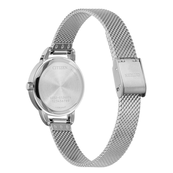 CITIZEN QUARTZ LADIES WATCH MOTHER-OF-PEARL DIAL - EQ3000-58D