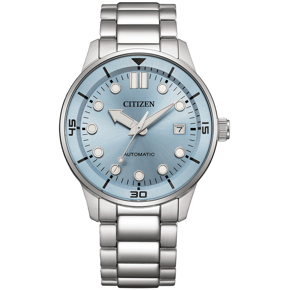Citizen NJ0191-83L Automatic Watch - Sporty Elegance in Blue