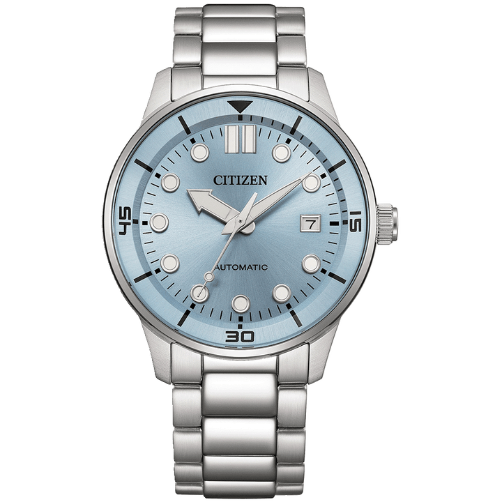 Citizen NJ0191-83L Automatic Watch - Sporty Elegance in Blue