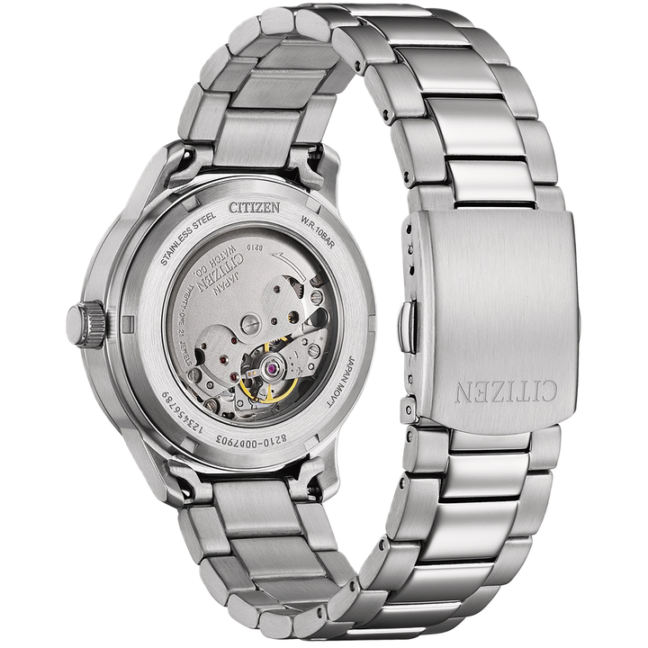 Citizen NJ0191-83L Automatic Watch - Sporty Elegance in Blue