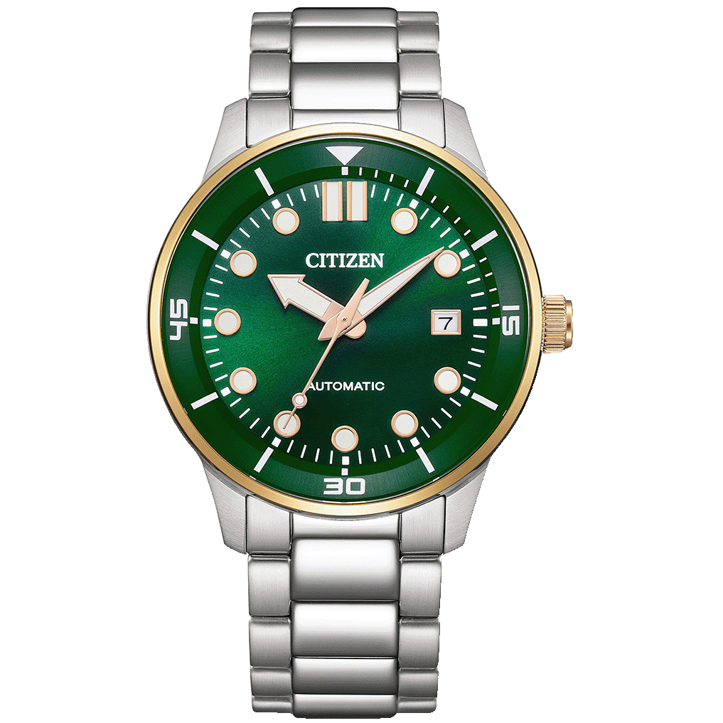 Citizen NJ0196-80X – Luxurious Automatic Watch with Green Dial