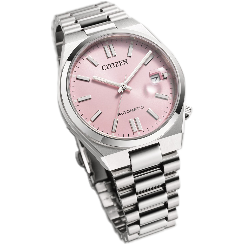 Citizen Tsuyosa NJ0200-50Z Automatic Watch – Elegant Pastel Pink Dial