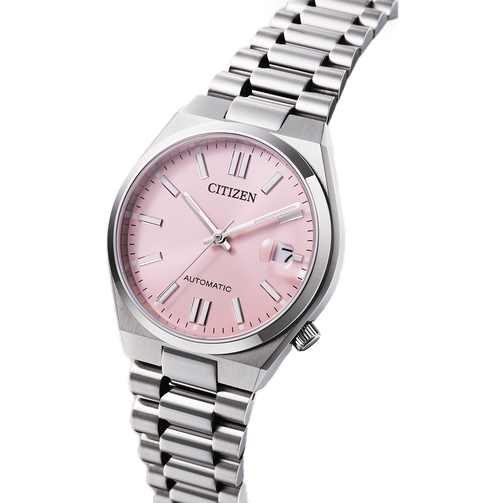 Citizen Tsuyosa NJ0200-50Z Automatic Watch – Elegant Pastel Pink Dial