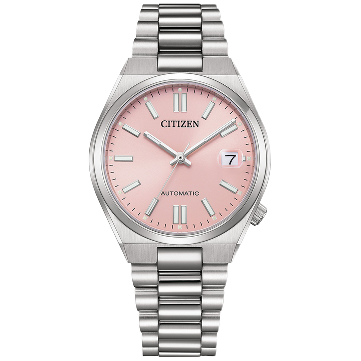 Citizen Tsuyosa NJ0200-50Z Automatic Watch – Elegant Pastel Pink Dial